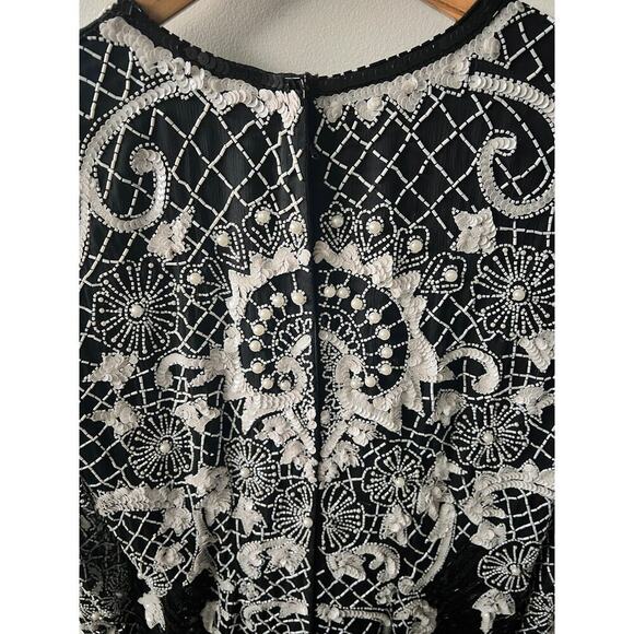 Vintage Swee Lo women's art deco evening dress size medium - Picture 7 of 8